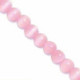 Cat eye glass beads 4mm Peach pink